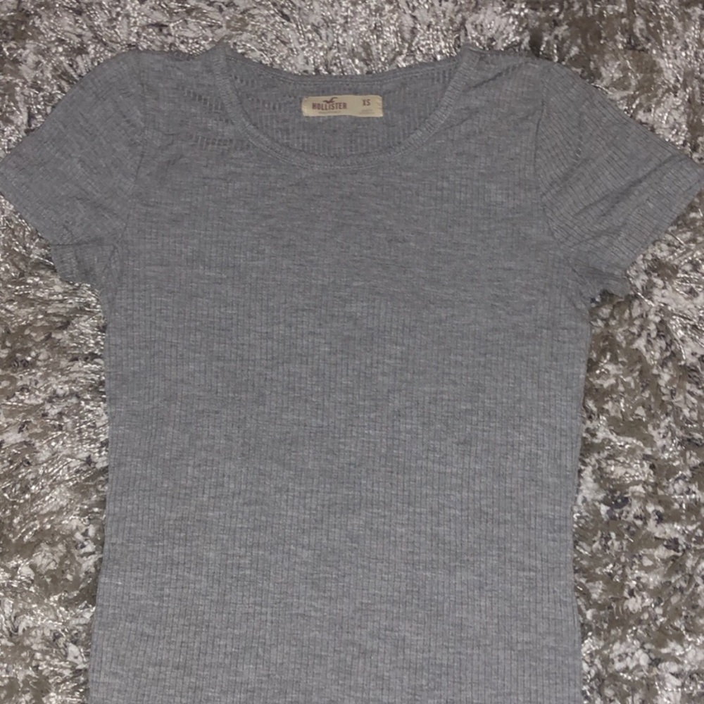 Hollister ribbed t shirt